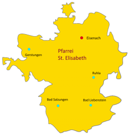 Karte Pfarrei